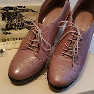 Burberry Bridle Leather Heddington Ankle Boots 115